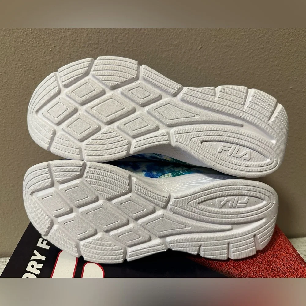 Fila Memory Skyway 2.0 Tie Dye Slip-In Running Shoes - NIB